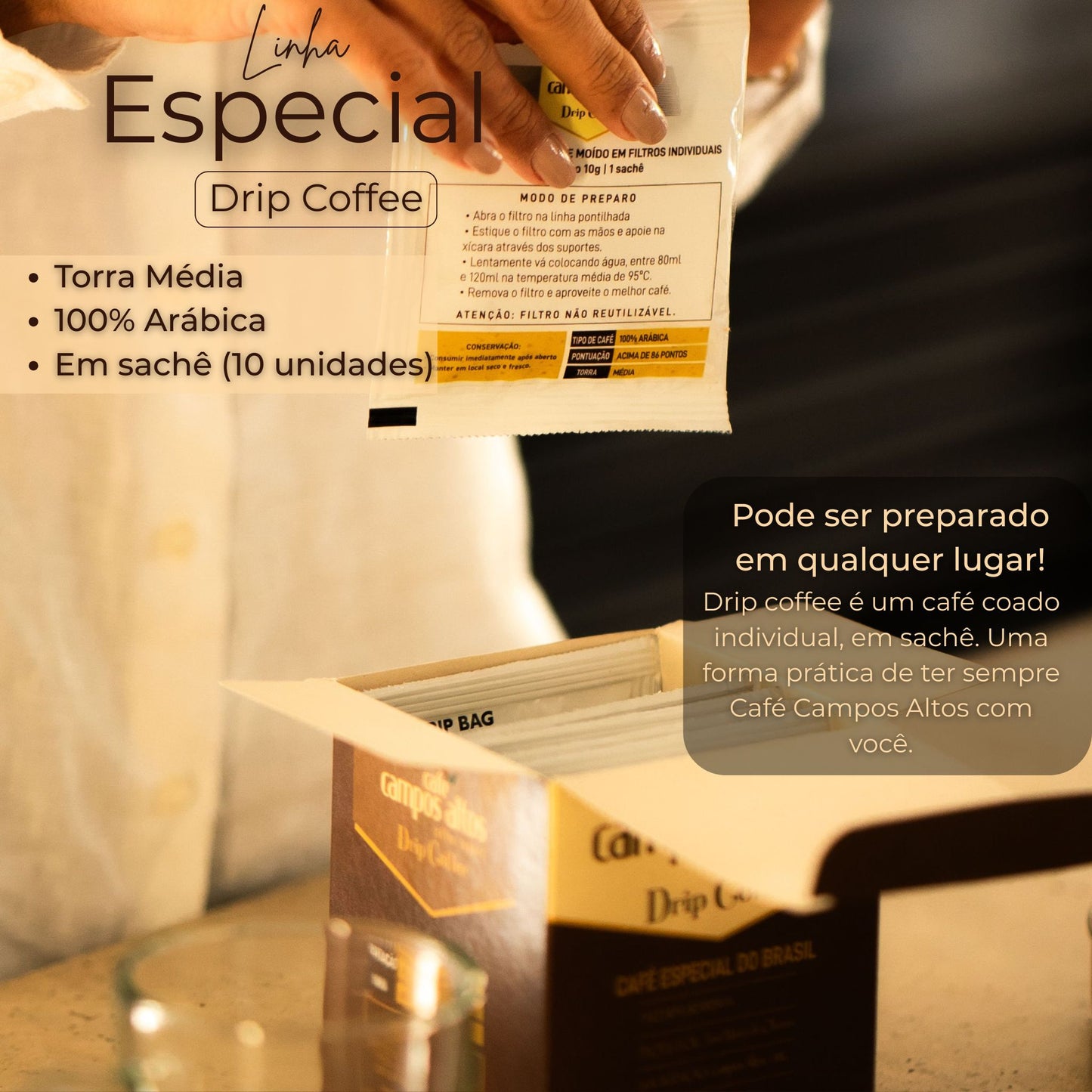 Kit Cápsula e Drip Coffee