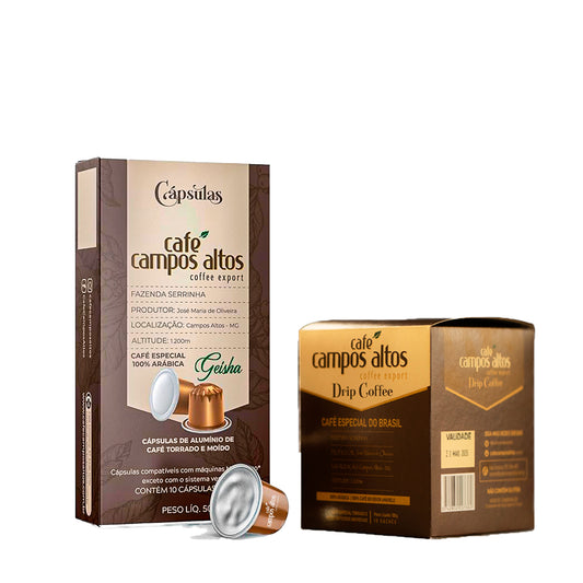 Kit Cápsula e Drip Coffee