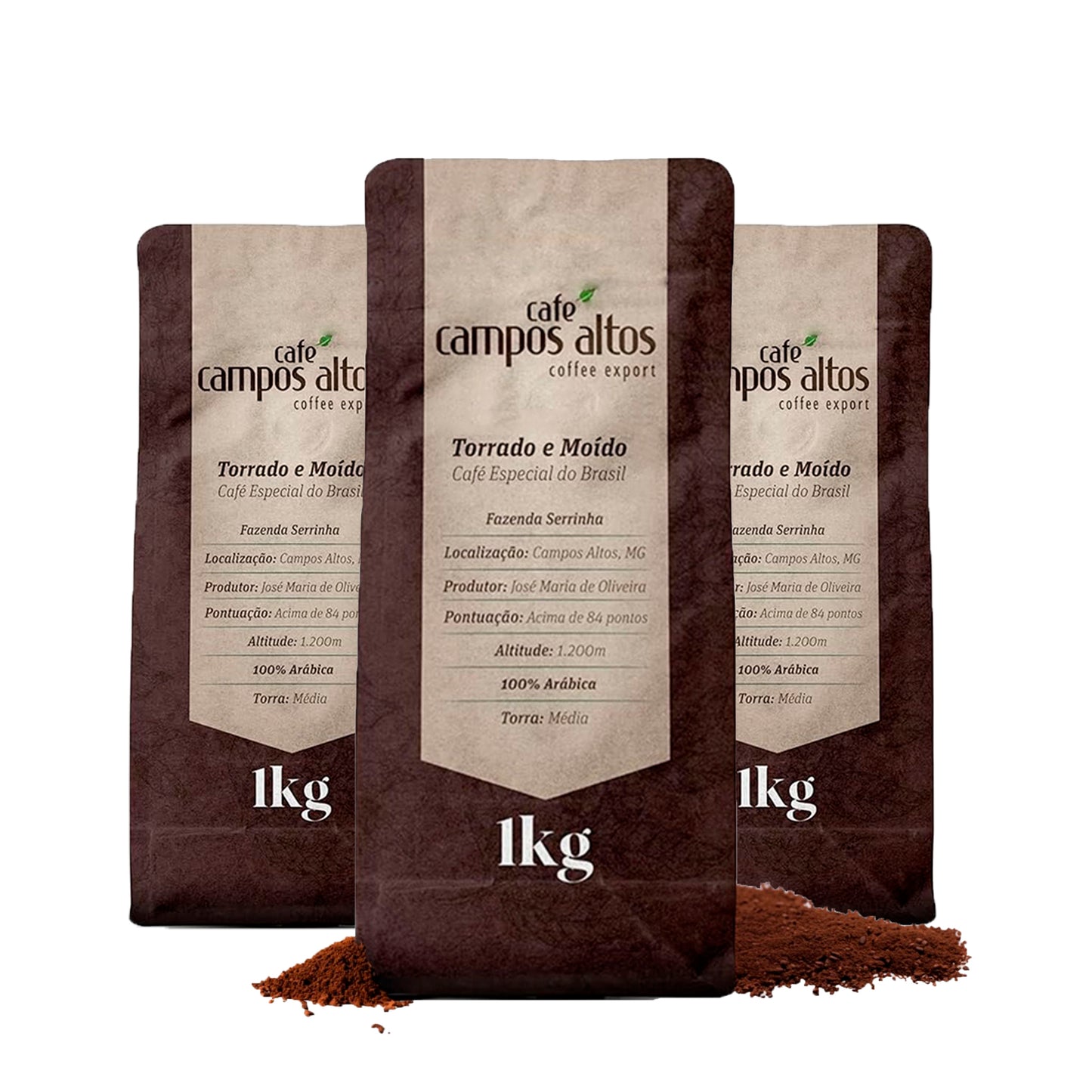 Combo 3 Unidades 1kg Moído