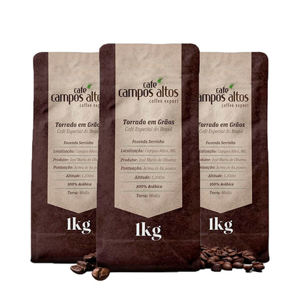 Combo 3 Unidades 1kg em Grãos