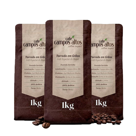 Combo 3 Unidades 1kg em Grãos