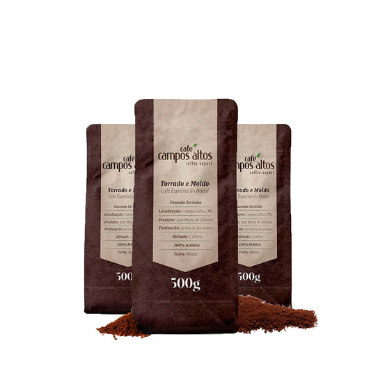 Combo 3 Unidades 500g Moído