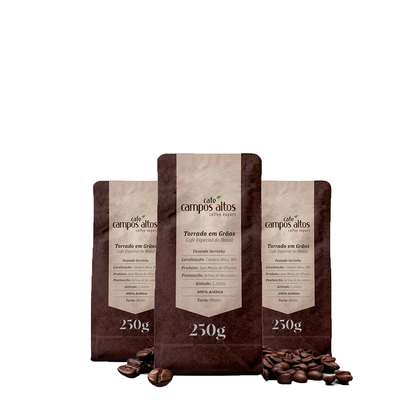 Combo 3 Unidades 250g em Grãos