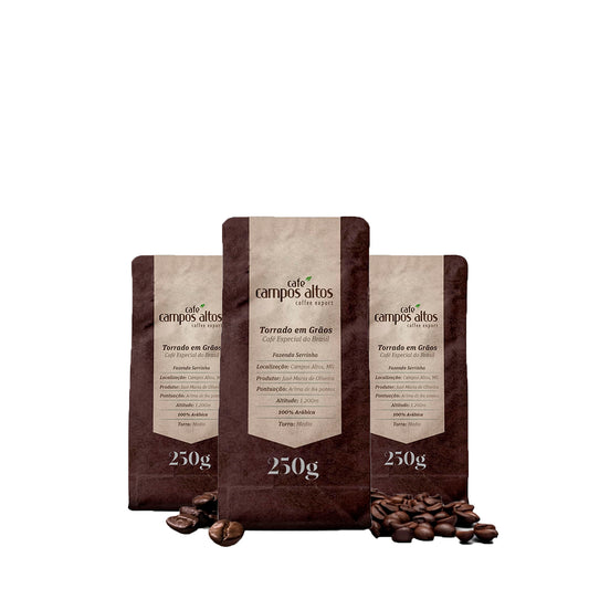 Combo 3 Unidades 250g em Grãos